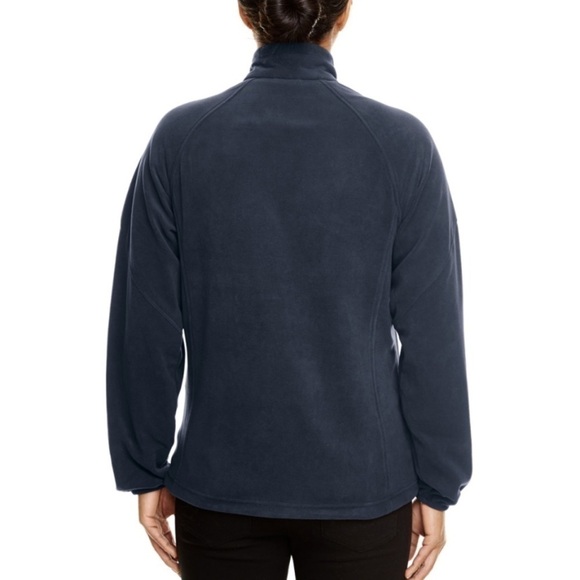 North END NWT Basic Navy Micro Fleece Full Zip Stretch Sweater Lightweight - Picture 2 of 16